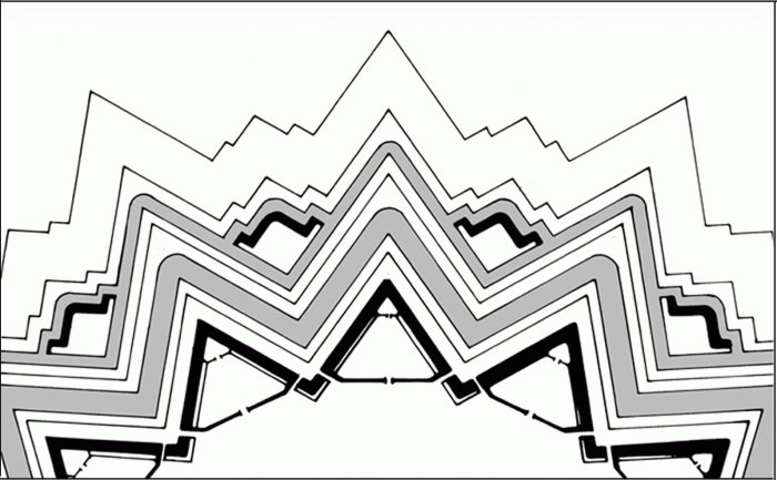 Tenaille-trace, tenaille-system